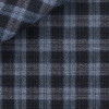 Linen Check Pattern Blue