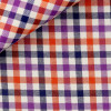 Flannel Orange Check Pattern