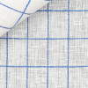 Linen Check Pattern Blue