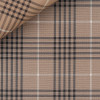 Linen Check Pattern Brown