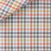 Twill Check Pattern Orange Green