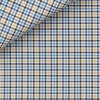 Twill Check Pattern Blue Orange