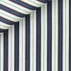 Poplin Stripes Black Violet