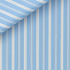 Poplin Stripes Blue Beige