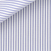 Blue Stripes Poplin