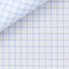 Poplin Check Pattern Blue White