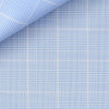Glencheck Plain Blue (easy care)