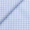 Poplin Check Pattern Blue White