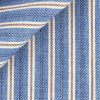 Denim Blue Red Stripes