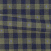 Twill Check Pattern Blue Green