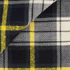 Green Yellow Check Pattern Chambray