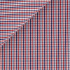 Poplin Check Pattern Blue Red