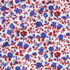 Poplin Pattern Blue Red