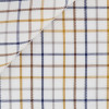 Twill Check Pattern Brown Blue