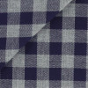 Twill Check Pattern Blue Grey