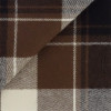 Twill Check Pattern Brown Beige