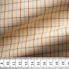 Twill Check Pattern Brown Blue