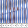 Poplin Stripes Blue Brown