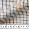 Twill Check Pattern Blue Orange