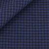 Twill Check Pattern Blue Black