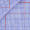 Poplin Check Pattern Blue Red