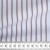 Poplin Stripes Blue Brown