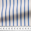 Poplin Stripes White Blue