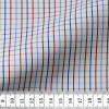 Twill Check Pattern Blue Brown