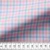 Poplin Check Pattern Blue Pink