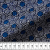 Poplin Pattern Blue Black