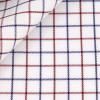 Twill Check Pattern Blue Red