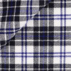 Twill Check Pattern Black Blue