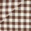 Twill Check Pattern Brown