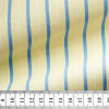 Poplin Stripes Yellow Blue