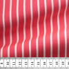 End on End Stripes Red