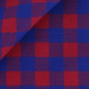 Twill Check Pattern Blue Red