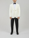 Ecru Velvet Dinner Jacket