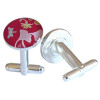 Cufflink Red Virvolte