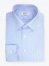 Shirt Poplin Stripes Blue