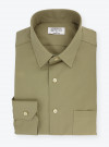 Shirt Twill Plain Brown