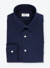 Shirt Linen Plain Blue