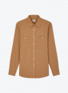 Plain Beige Oxford Shirt