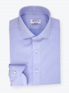 Twill Shirt Plain Blue (easy care)