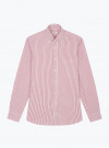 Shirt Poplin Stripes Red