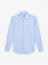 Plain Blue End on End Shirt