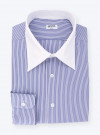 Blue Stripes Popelin Shirt