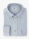 Blue and Cream striped Oxford Shirt