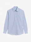 Shirt Poplin Stripes Blue