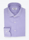 Poplin Shirt Blue Stripes (easy care)