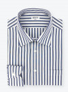 Shirt Poplin Stripes Blue